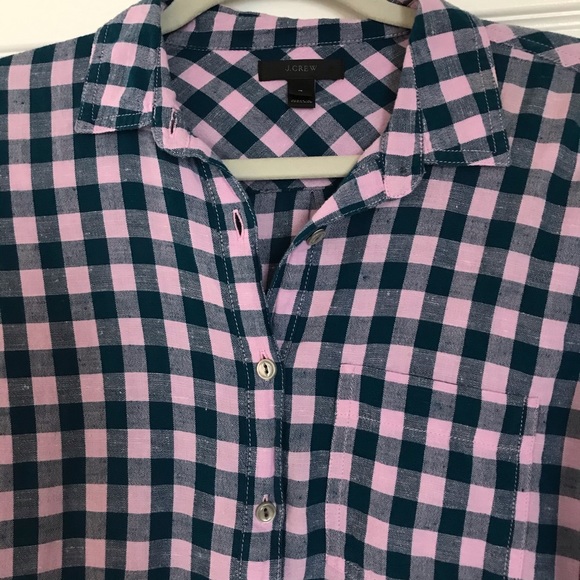 J CREW Pullover Shirt / Half Button - Picture 3 of 8